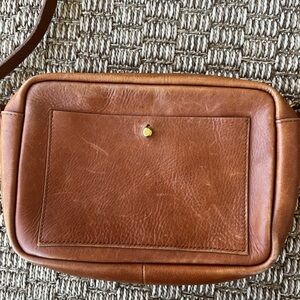 Madewell Brown Leather Crossbody Bag